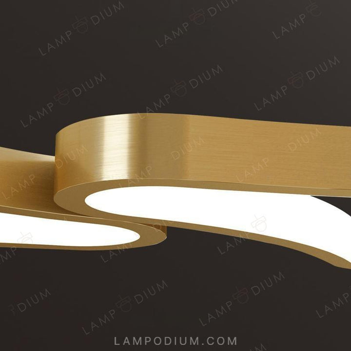 Linear, row luminaire OVERTON