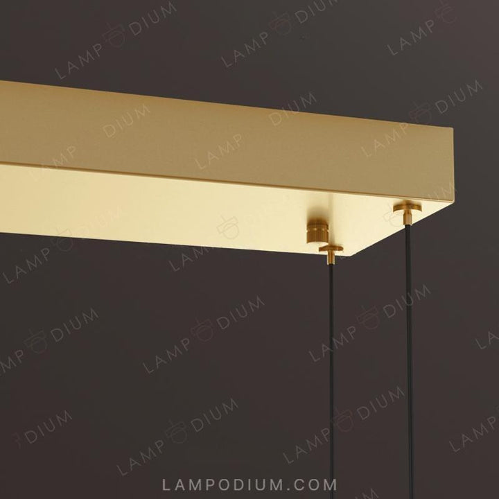 Linear, row luminaire OVERTON