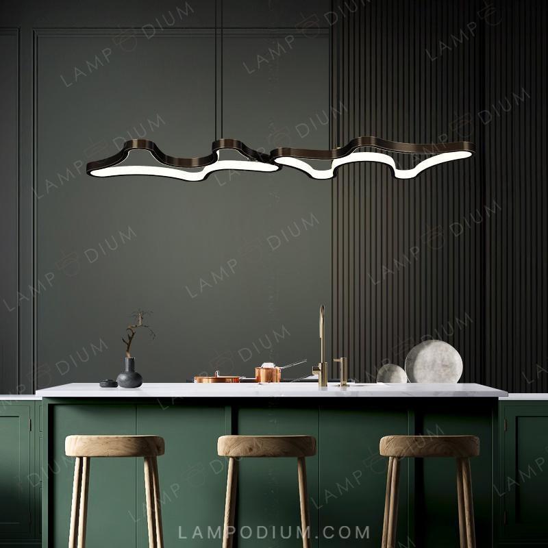 Linear, row luminaire OVERTON