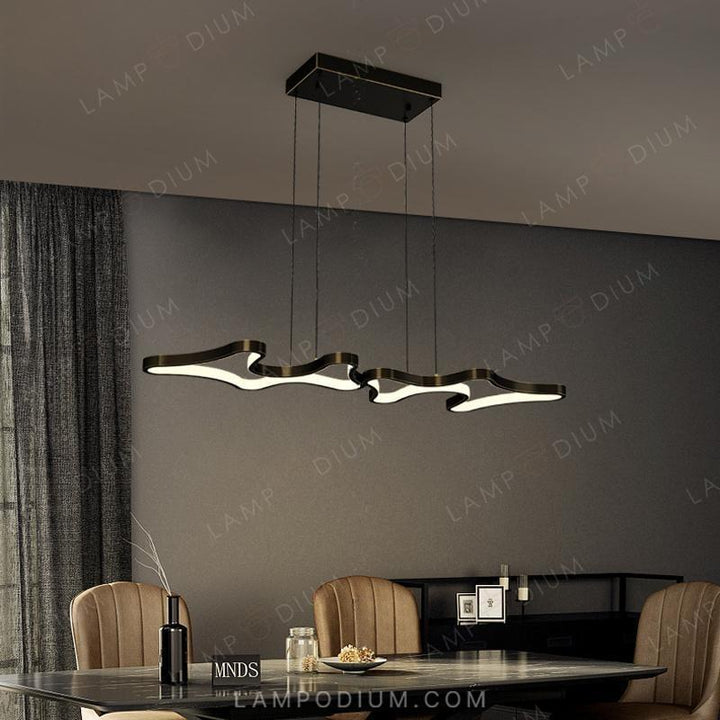 Linear, row luminaire OVERTON