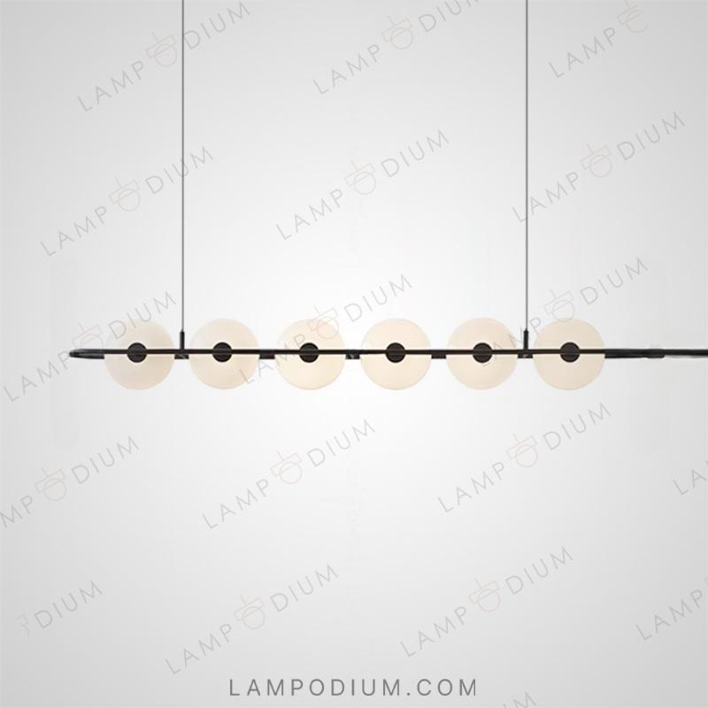 Linear, row luminaire PAAVO LONG