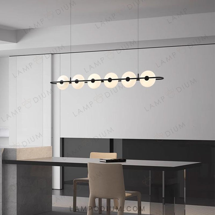 Linear, row luminaire PAAVO LONG