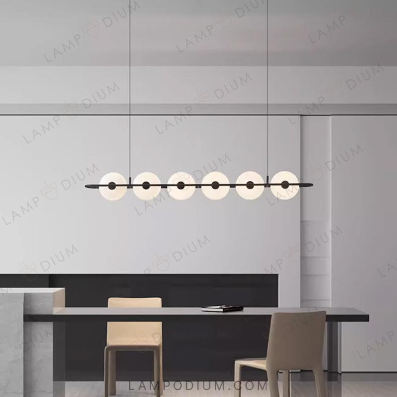 Linear, row luminaire PAAVO LONG