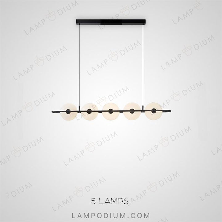 Linear, row luminaire PAAVO LONG