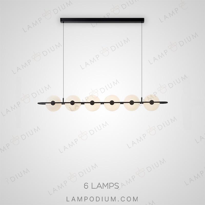 Linear, row luminaire PAAVO LONG