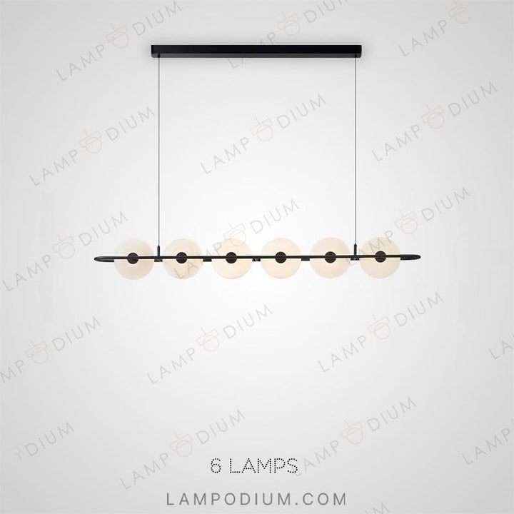 Linear, row luminaire PAAVO LONG