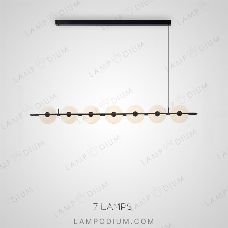 Linear, row luminaire PAAVO LONG