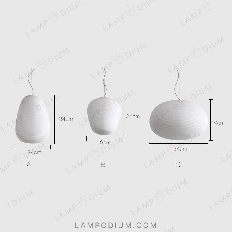 Pendant light PALOMBA