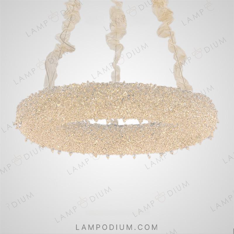 Circular chandeliers and light fixtures PERSY CH