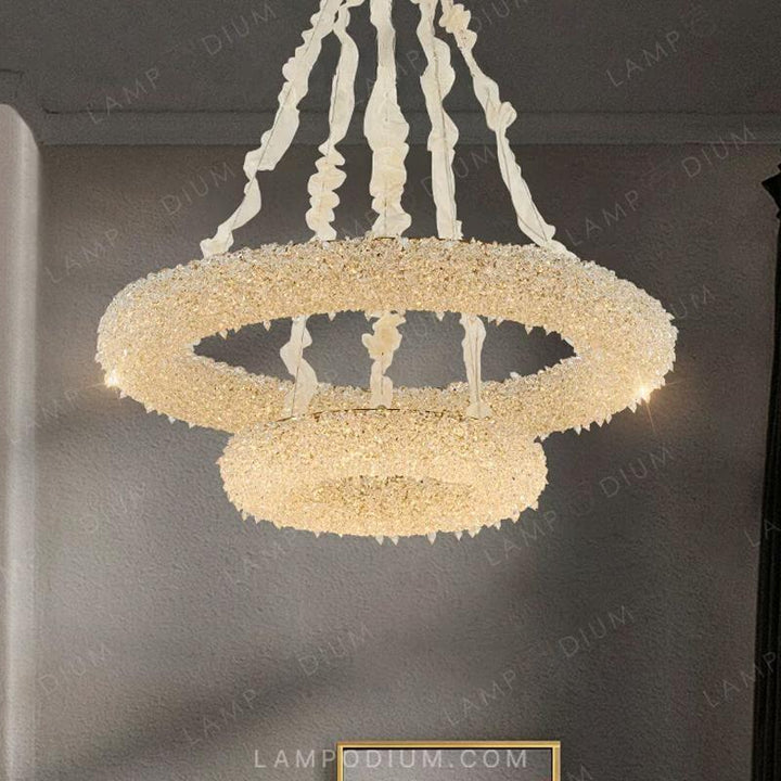 Circular chandeliers and light fixtures PERSY CH