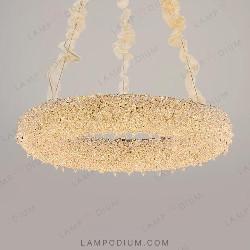 Circular chandeliers and light fixtures PERSY CH