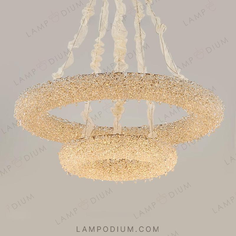 Circular chandeliers and light fixtures PERSY CH