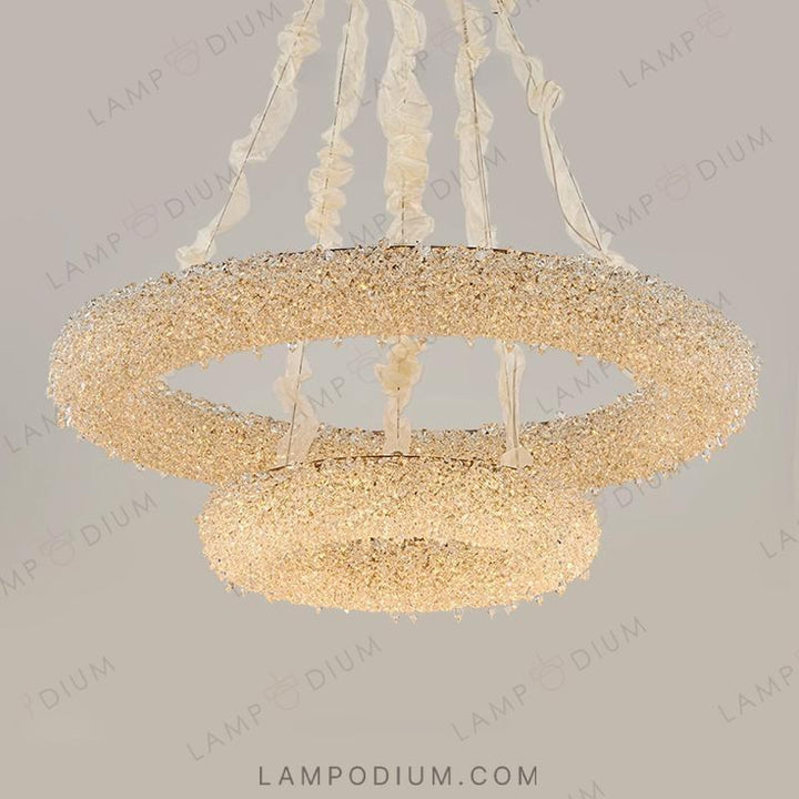 Circular chandeliers and light fixtures PERSY CH