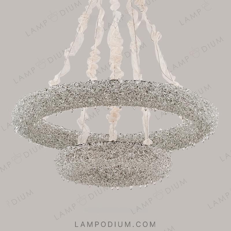 Circular chandeliers and light fixtures PERSY CH