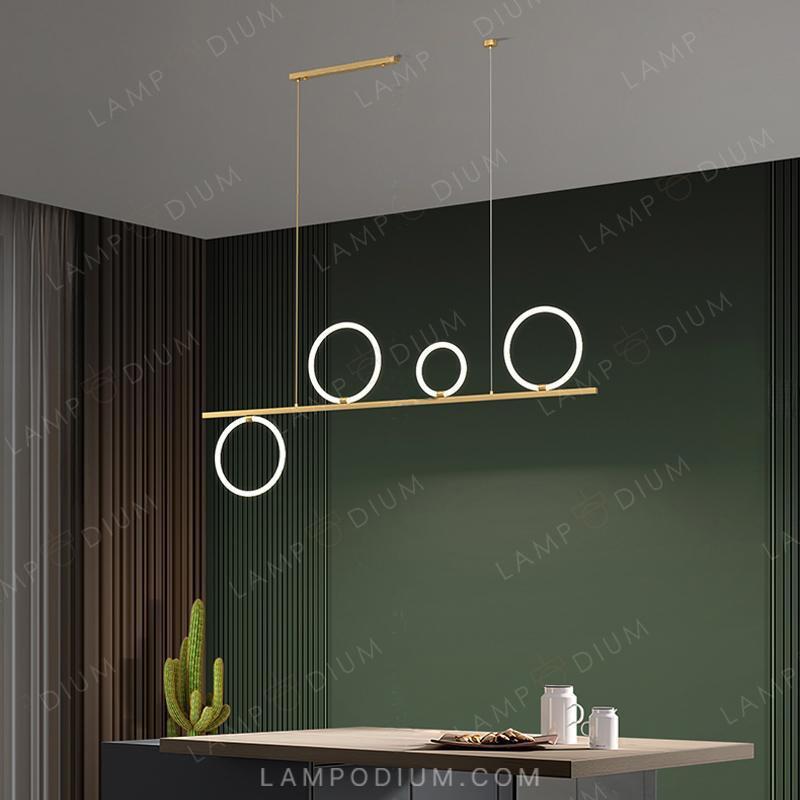 Linear, row light fixture PHILIPPA