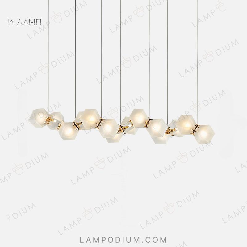 Linear, row lighting fixture PHILLIS