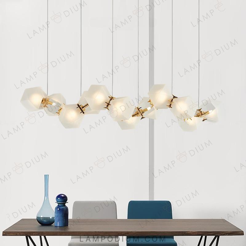 Linear, row lighting fixture PHILLIS