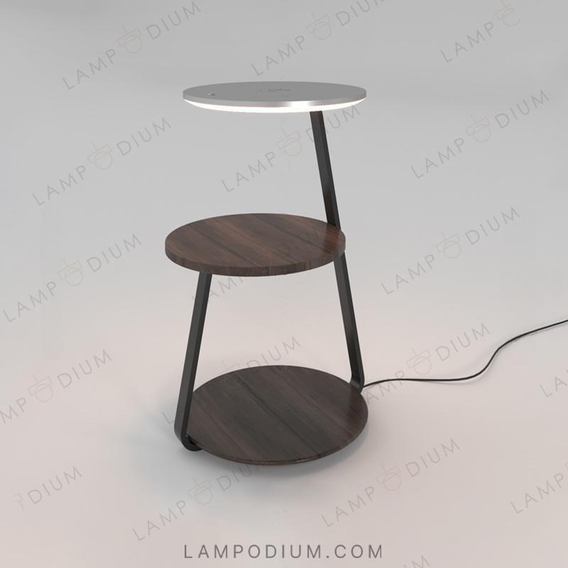 Floor lamp PHOEBE SHELF