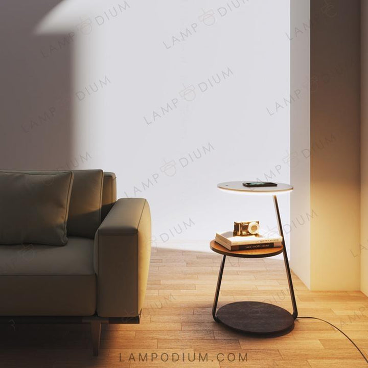 Floor lamp PHOEBE SHELF