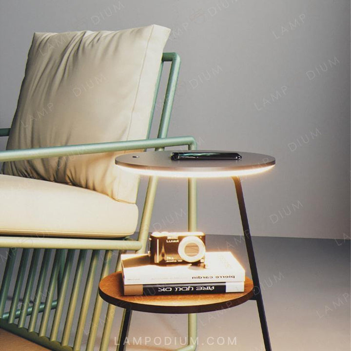 Floor lamp PHOEBE SHELF