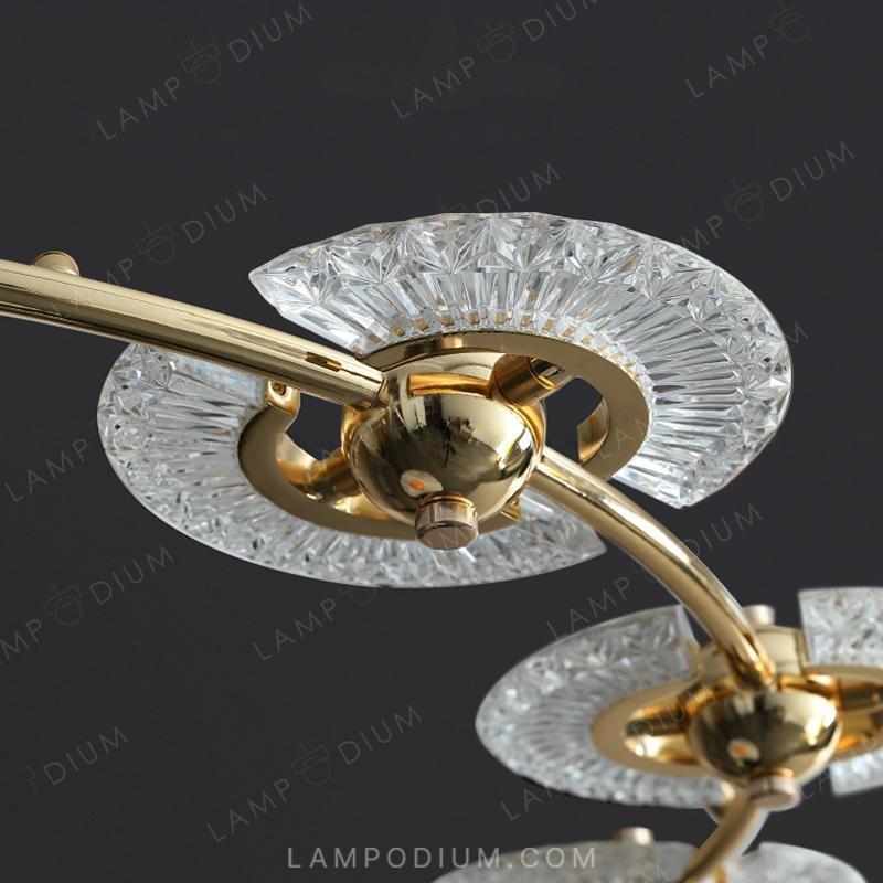 Circular chandeliers and lamps PHOENIX CH