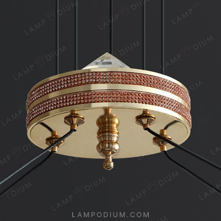 Circular chandeliers and lamps PHOENIX CH