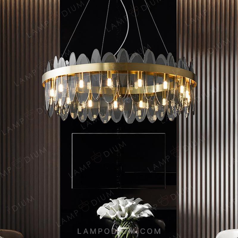 Circular chandeliers and light fixtures PIERRE