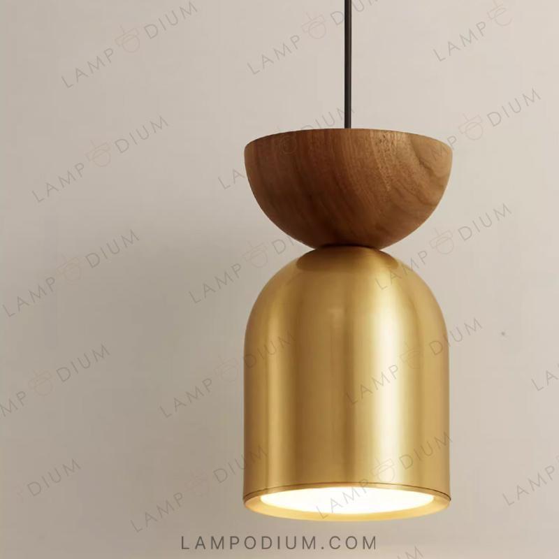 Pendant light PIET WOOD