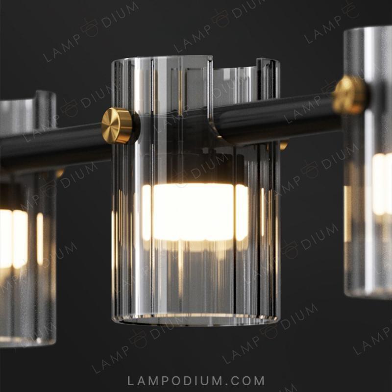 Linear, row luminaire PILLAR LONG