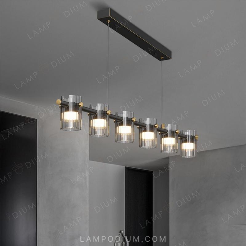 Linear, row luminaire PILLAR LONG