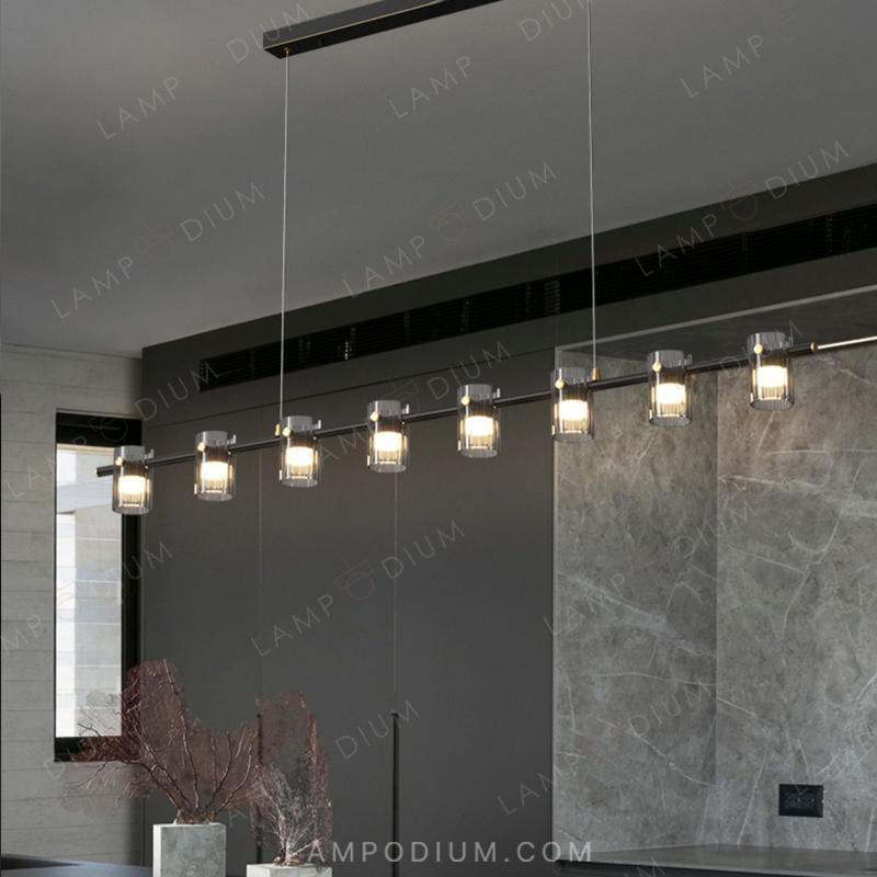 Linear, row luminaire PILLAR LONG