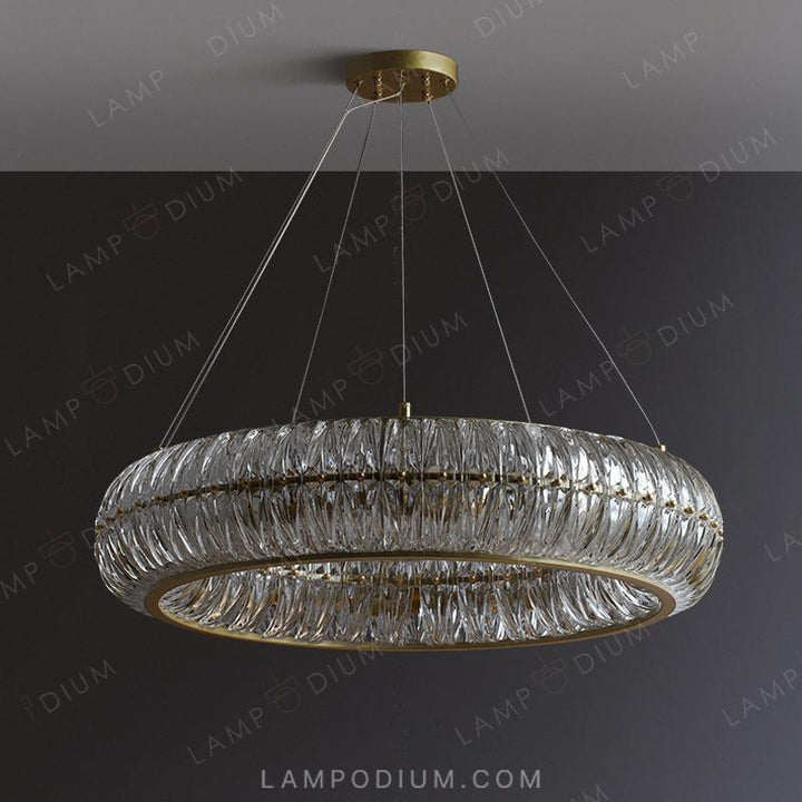 Circular chandeliers and lamps PLONIA