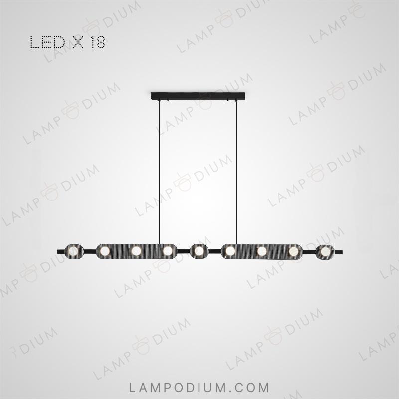 Linear, row luminaire PRESTON