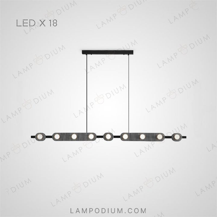 Linear, row luminaire PRESTON