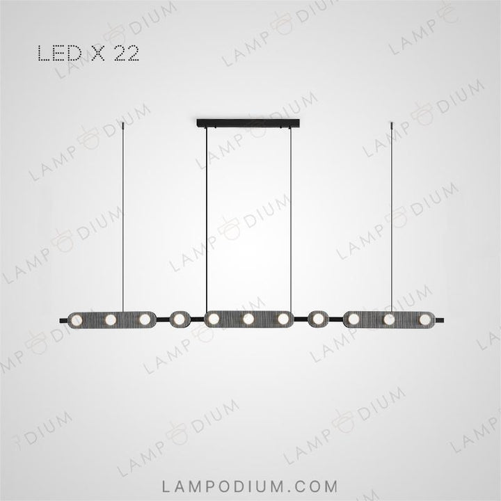 Linear, row luminaire PRESTON