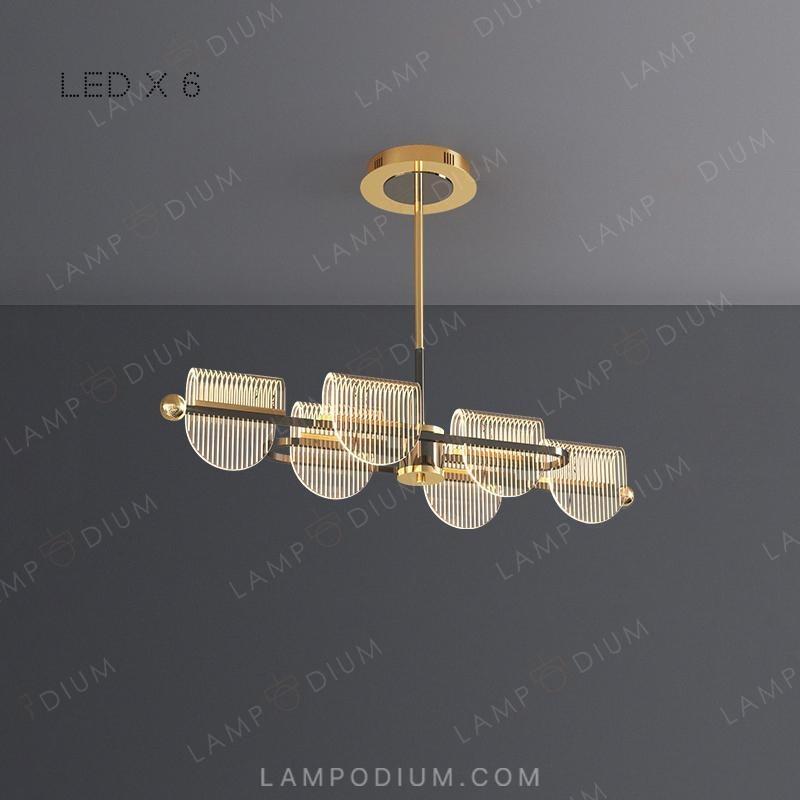 Linear, row luminaire RAGNAR LONG