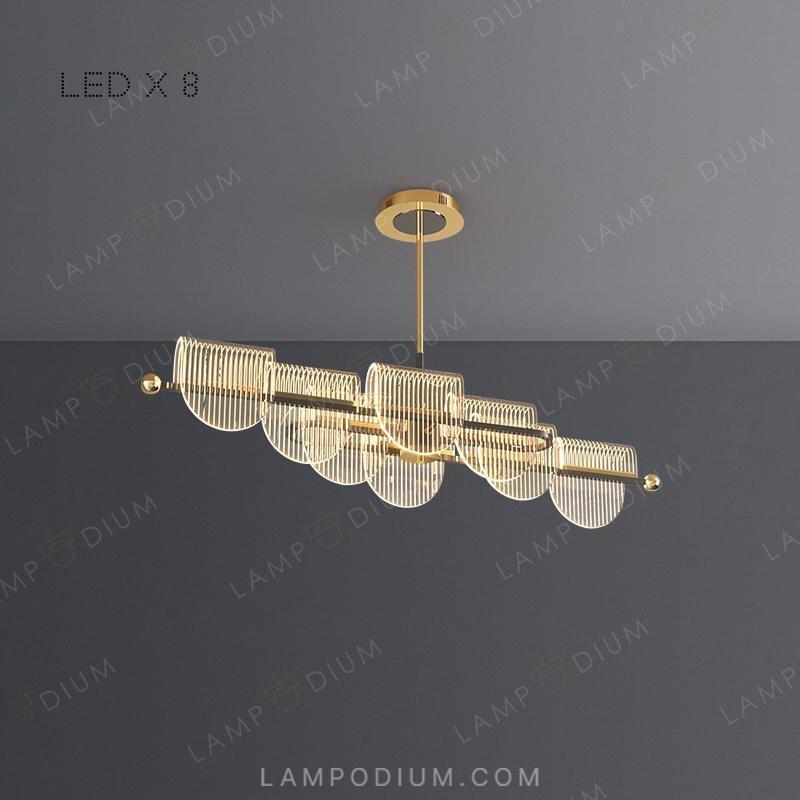 Linear, row luminaire RAGNAR LONG