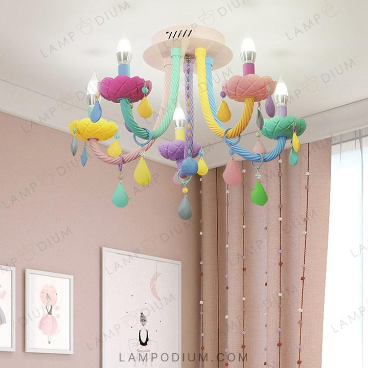 Chandelier RAINBOW SHORT