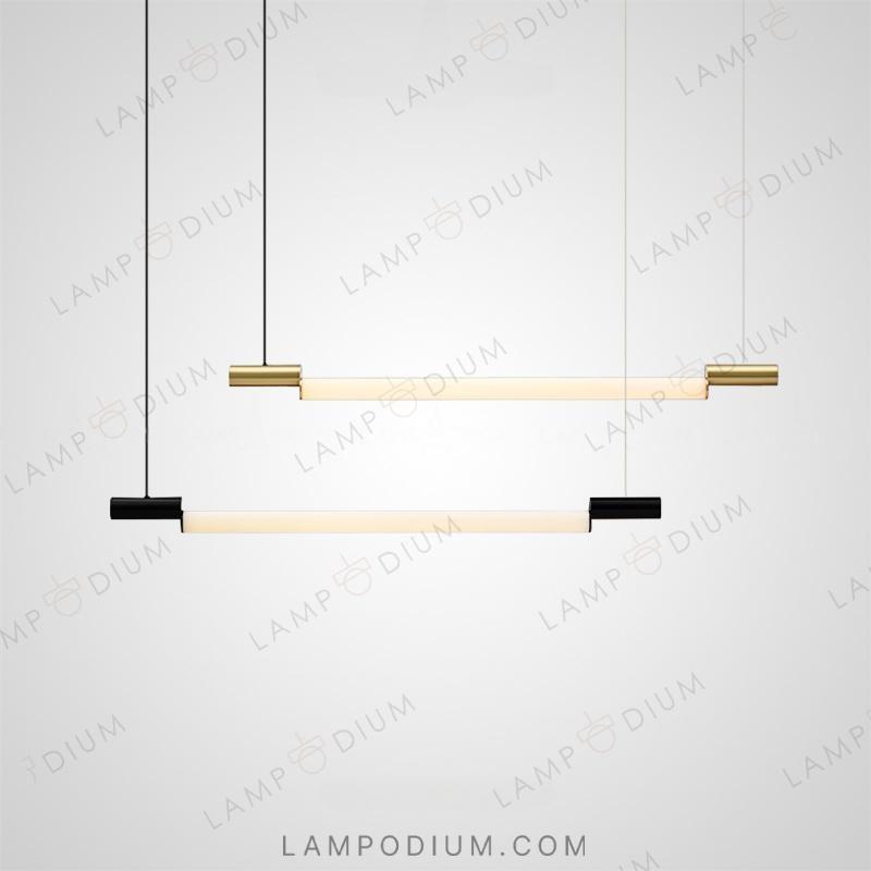 Linear, row luminaire RAMP