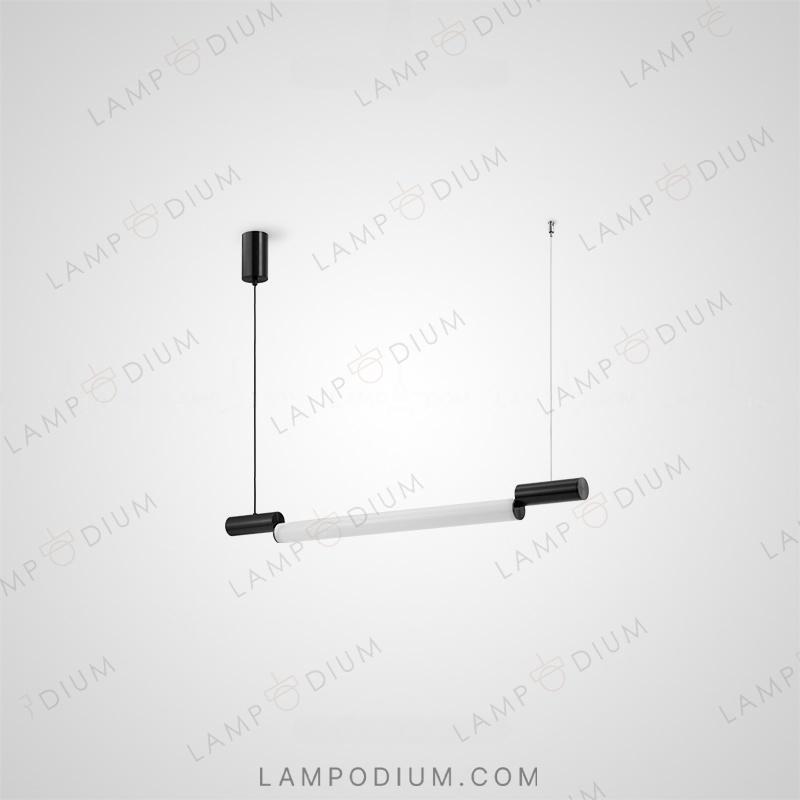 Linear, row luminaire RAMP