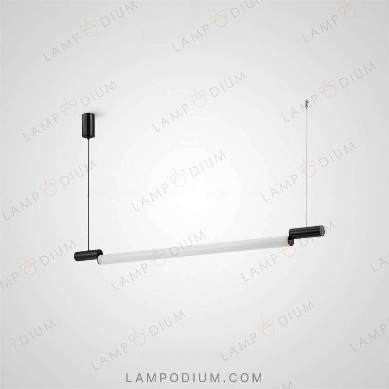 Linear, row luminaire RAMP