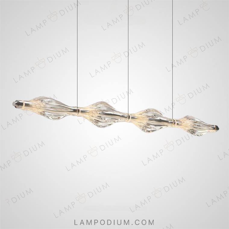 Linear, row luminaire RAVN LONG