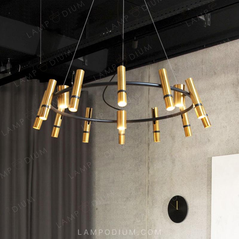 Circular chandeliers and light fixtures REACT R