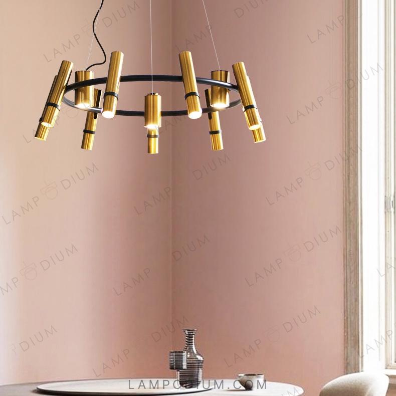 Circular chandeliers and light fixtures REACT R