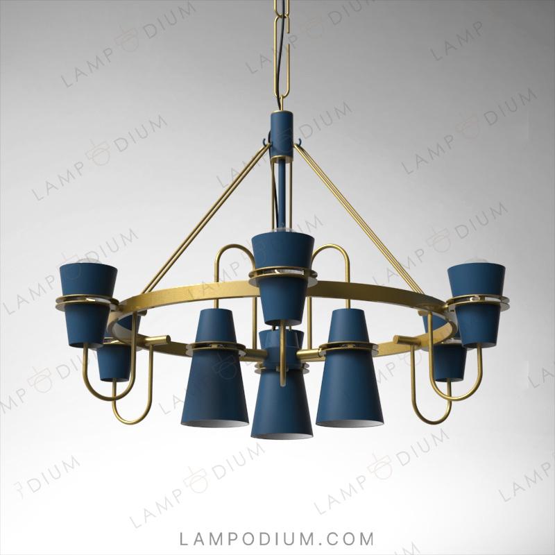 Circular chandeliers and lamps REINAR B