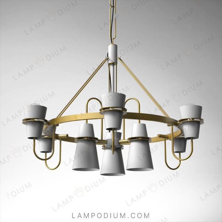 Circular chandeliers and lamps REINAR B