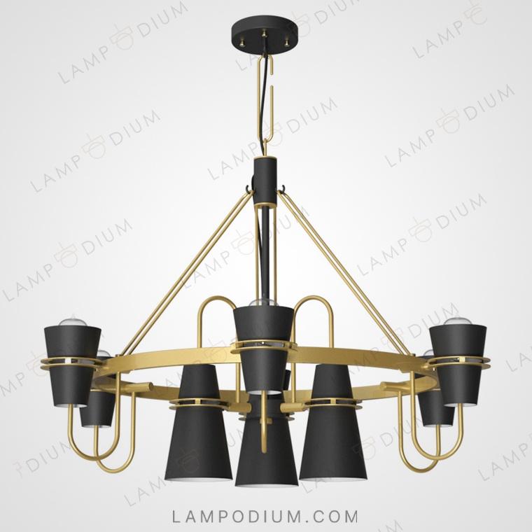 Circular chandeliers and lamps REINAR B