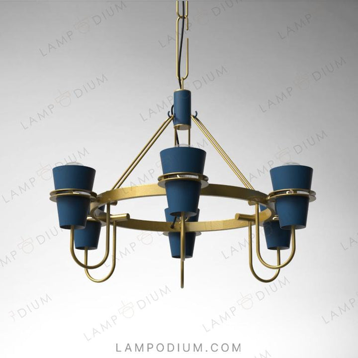 Circular chandeliers and lamps REINAR B