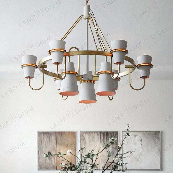 Circular chandeliers and lamps REINAR B