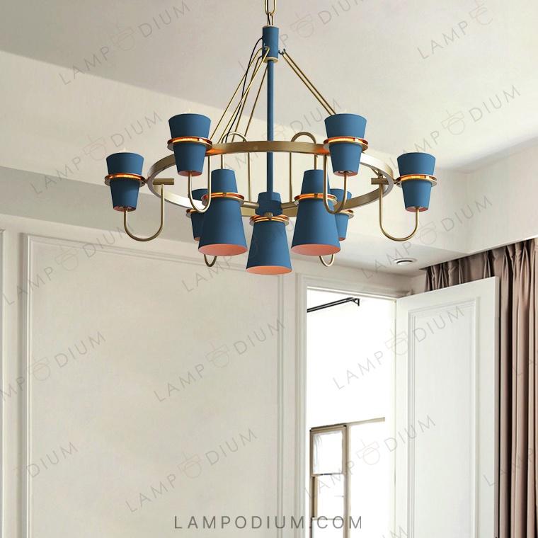 Circular chandeliers and lamps REINAR B